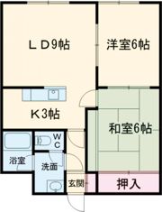 グランデ緑町の間取り画像