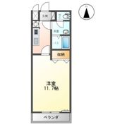 レインボーハイツの間取り画像