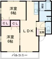 ハイム花みず樹 Bの間取り画像