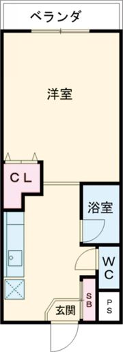 コーポラス坂井の間取り画像