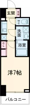 S-RESIDENCE堺浜寺axialの間取り画像