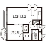 サントアリオデ新札幌の間取り画像