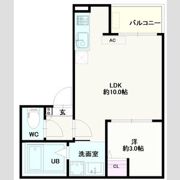 Jack higashimatsuyamamotojukuⅠの間取り画像