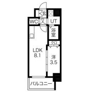 SOLメイクス新栄の間取り画像
