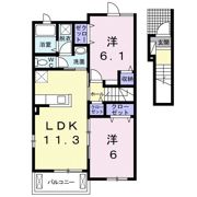ルミエール KAMEDA Ⅱの間取り画像