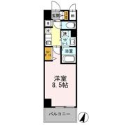 カスタリア三宮の間取り画像