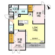 DR駅西本町COEURの間取り画像