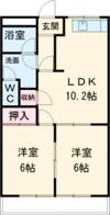 メゾンクレストールの間取り画像