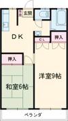 コーポ桜ケ丘の間取り画像
