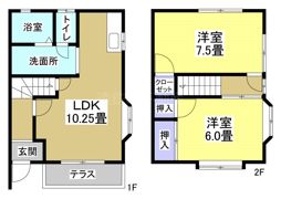 コーポ分木の間取り画像