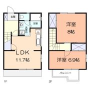 テラスONO Bの間取り画像