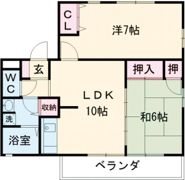 プリムローズA棟の間取り画像