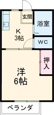 ハイツ ピーコックの間取り画像