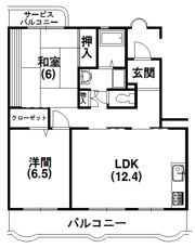 カーサフォルテの間取り画像