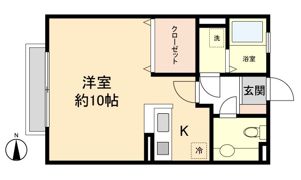 ロイヤル羽子田 Ⅱの間取り画像