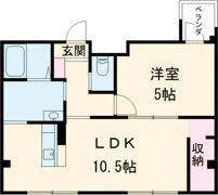 メゾンこやま北棟の間取り画像
