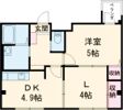 メゾンこやま北棟の間取り画像