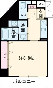 CESTA高槻の間取り画像