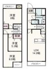 ガーデンハウス雅Aの間取り画像