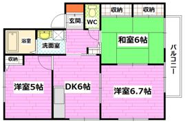 シャルムエイト B棟の間取り画像