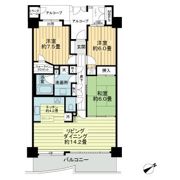 ライオンズタワー仙台広瀬の間取り画像