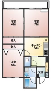 コーポモビリエ1号館の間取り画像