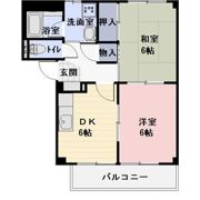 ドミールかみのの間取り画像
