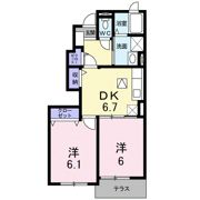 プリムラ Aの間取り画像