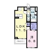 アンソレイユの間取り画像