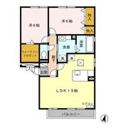 ウィスタリア Cの間取り画像