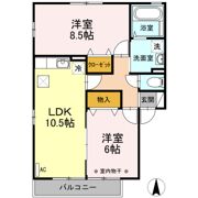 エーデルハイム ASAKAーBの間取り画像