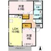 エーデルハイム ASAKAーBの間取り画像