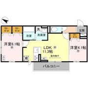 G .L +Takakaichou(ｼﾞｰｴﾙﾌﾟﾗｽﾀｶｶｲﾁｮｳ）の間取り画像