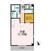 ルミナスコート安田の間取り画像