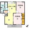 ラルカンシェル B棟の間取り画像
