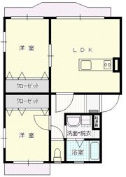 レジェン嵐山の間取り画像
