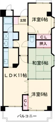 リバーサイド21の間取り画像
