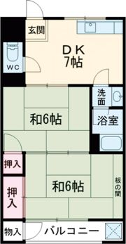 千葉マンションの間取り画像