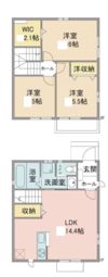 スカイハウス美堀の間取り画像
