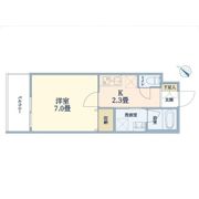 ウェルスクエア高槻の間取り画像