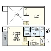 ジュネス明治の間取り画像