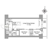 コンフォリア・リヴ南品川の間取り画像