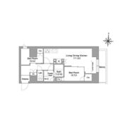 コンフォリア・リヴ南品川の間取り画像