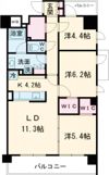 ベルヴュコート名古屋則武の間取り画像