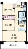 ベルヴュコート名古屋則武の間取り画像