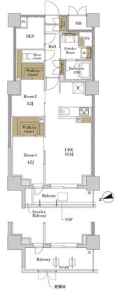 RJRプレシア大森北の間取り画像
