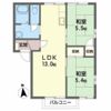 グリーンヒルズ鶴ヶ丘Bの間取り画像