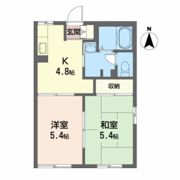 レジデンス悠 Bの間取り画像