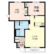 シャーバイオレットHの間取り画像