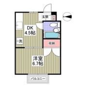 ヴェールシフォン宇都宮の間取り画像